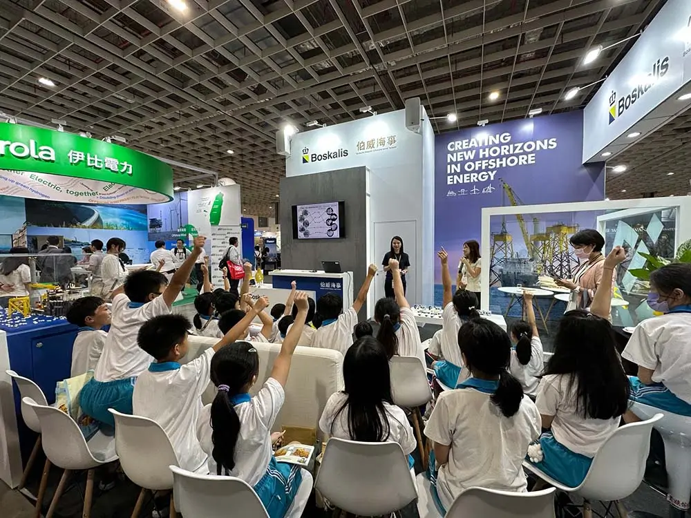 Educational events at Boskalis booth during the Energy Taiwan Exhibition